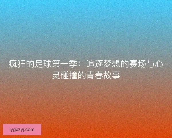 疯狂的足球第一季：追逐梦想的赛场与心灵碰撞的青春故事